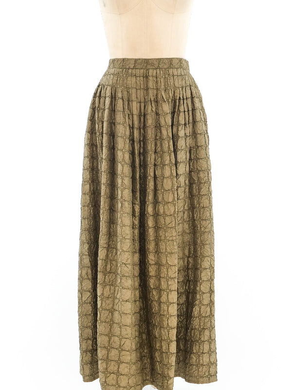 Geoffrey Beene Textured Maxi Skirt Bottom arcadeshops.com