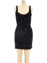 Donna Karan Bronze Paillette Tank Dress Dress arcadeshops.com