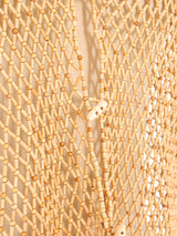 Bamboo Bead Crochet Vest Jacket arcadeshops.com