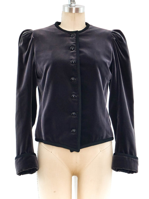 Yves Saint Laurent Velvet Jacket Jacket arcadeshops.com