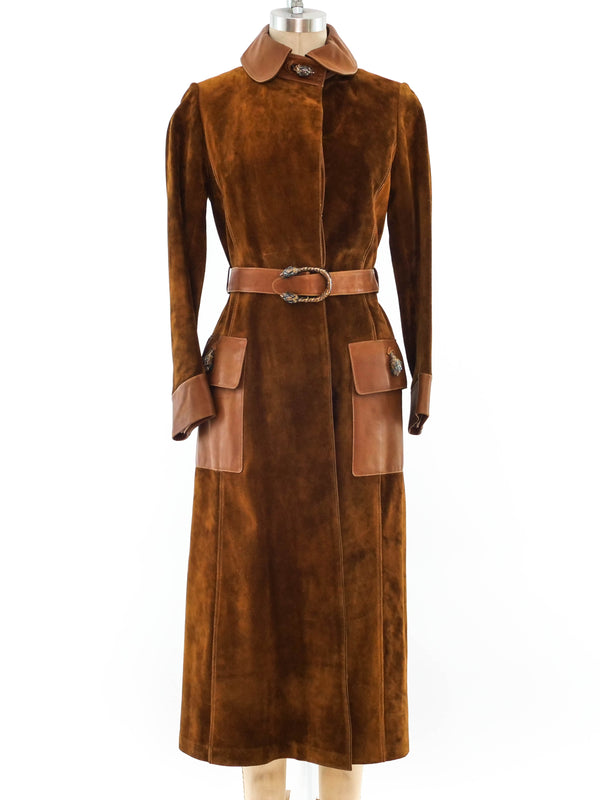1970's Gucci Suede Coat Outerwear arcadeshops.com