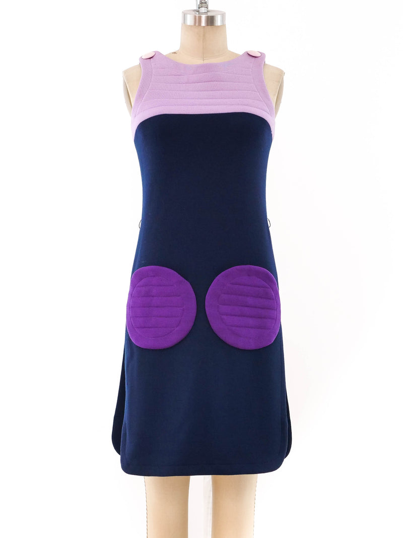 Pierre Cardin Space Age Mini Dress Dress arcadeshops.com