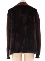 Chocolate Fur Cardigan Style Jacket Outerwear arcadeshops.com
