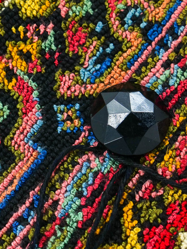 Bead Fringed Carpet Bag Accessory arcadeshops.com