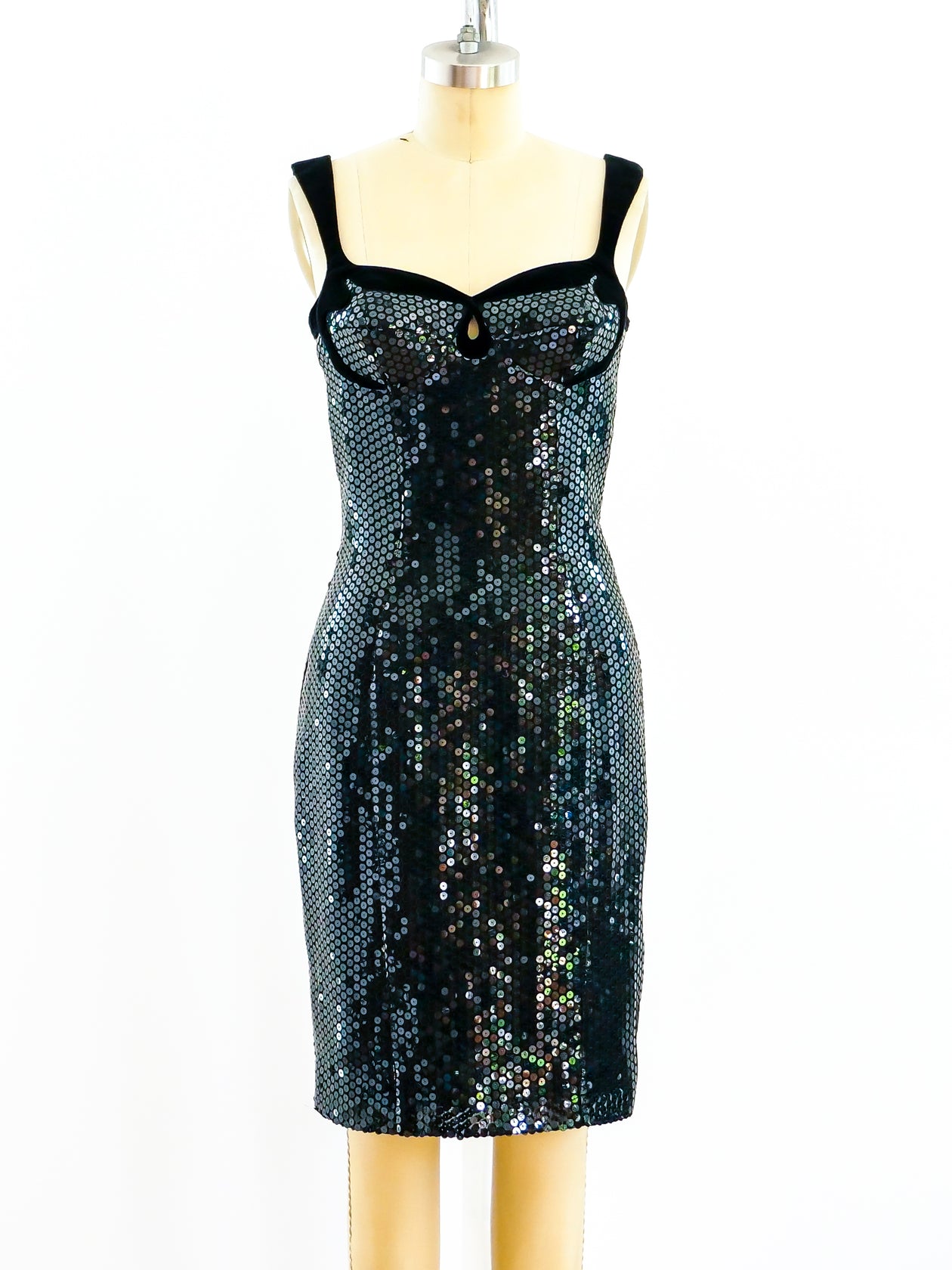 white christmas dresses Thierry Mugler Sequin Dress