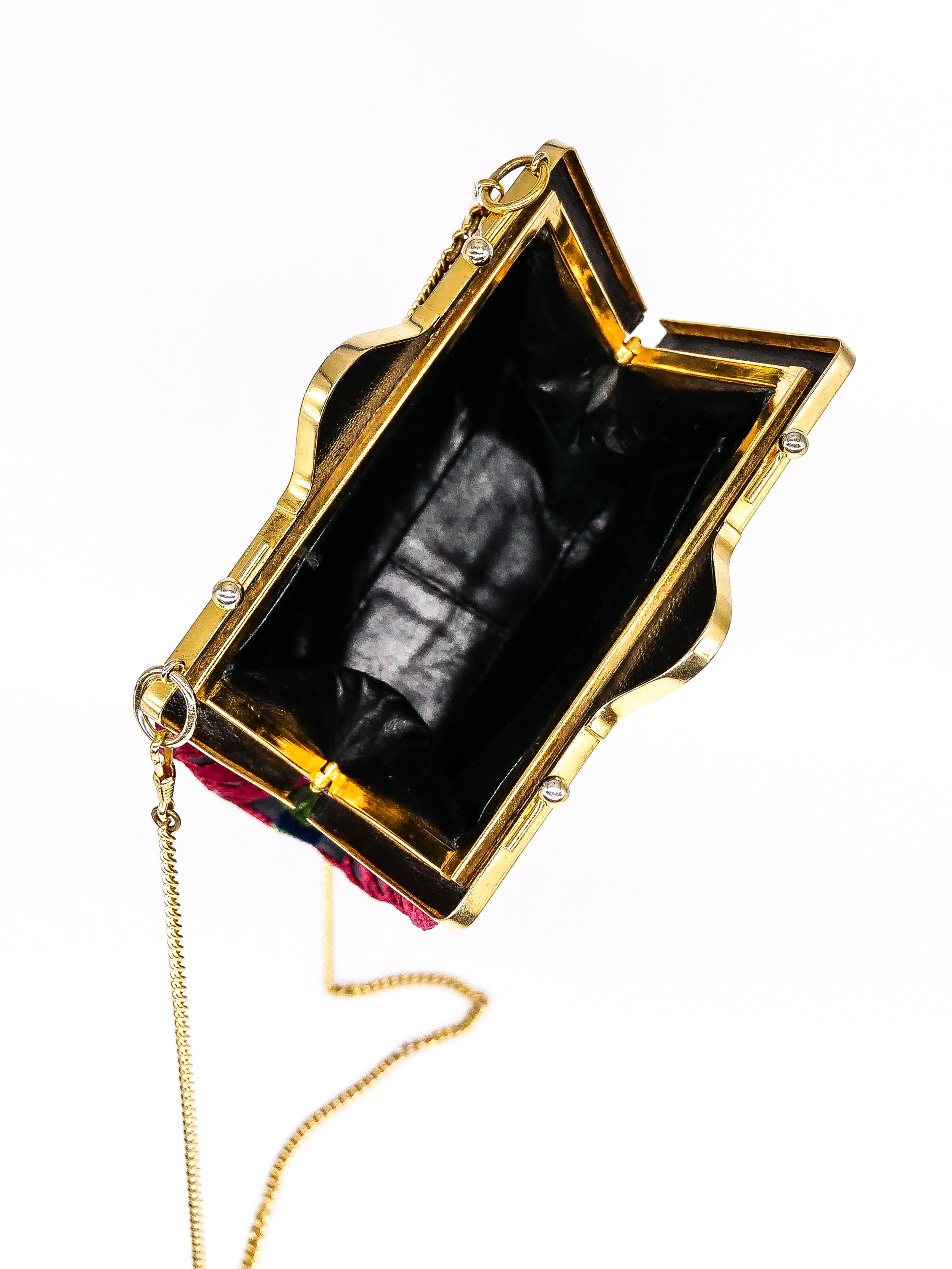 Roberta di Camerino Velvet Shoulder Bag