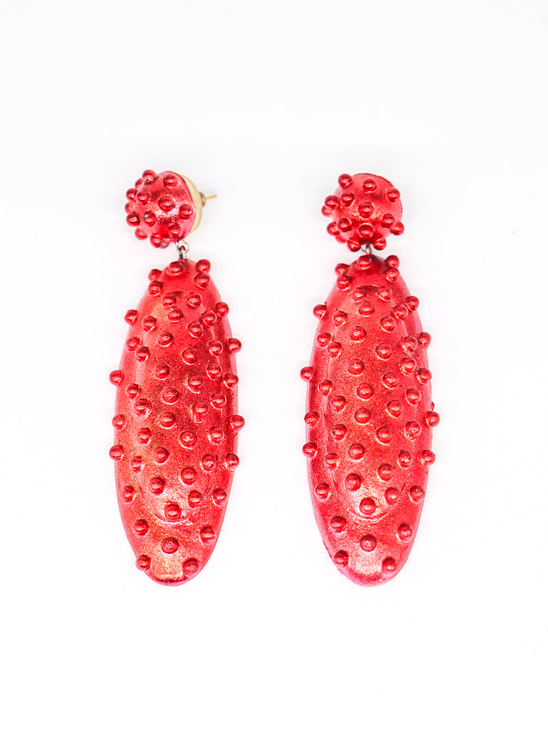 Mary Oros Textured Drop Earrings Jewelry arcadeshops.com