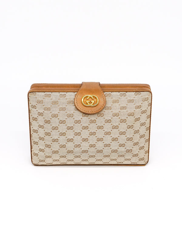 Gucci Logo Box Convertible Clutch Accessory arcadeshops.com