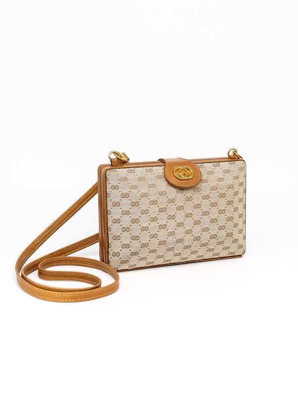 Gucci Logo Box Convertible Clutch Accessory arcadeshops.com