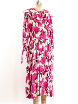 Diane Freis Floral Printed Dress Dress arcadeshops.com