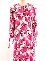 Diane Freis Floral Printed Dress Dress arcadeshops.com