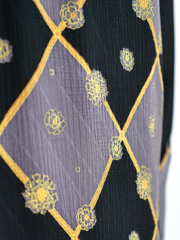 Galanos Argyle Printed Maxi Dress Dress arcadeshops.com