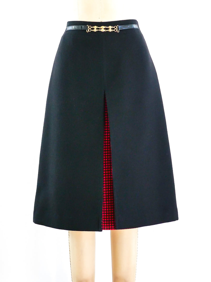 Celine Wool Knee Length Skirt Bottom arcadeshops.com