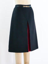 Celine Wool Knee Length Skirt Bottom arcadeshops.com