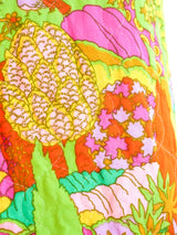 Psychedelic Indian Garden Print Wrap Skirt Bottom arcadeshops.com