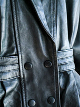 Cape Back Leather Jacket Jacket arcadeshops.com