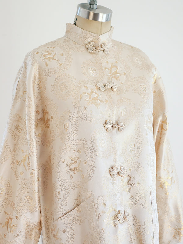 Japanese Dragon Jacquard Top Top arcadeshops.com