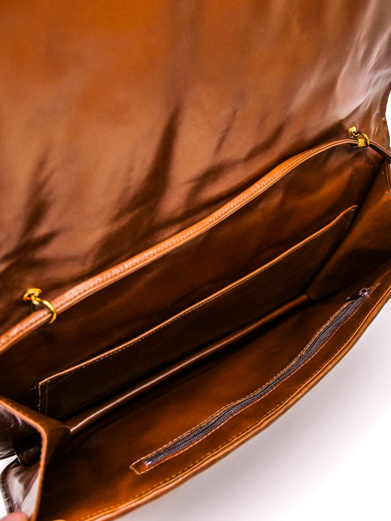 Patchwork Croc Embossed Convertible Clutch Accessory arcadeshops.com