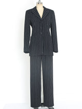 Escada Pinstripe Pant Suit Suit arcadeshops.com