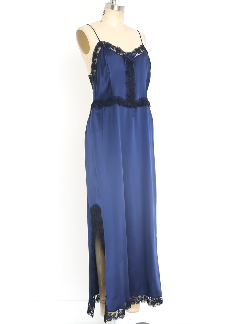Christian Dior Sapphire Slip Dress Dress arcadeshops.com