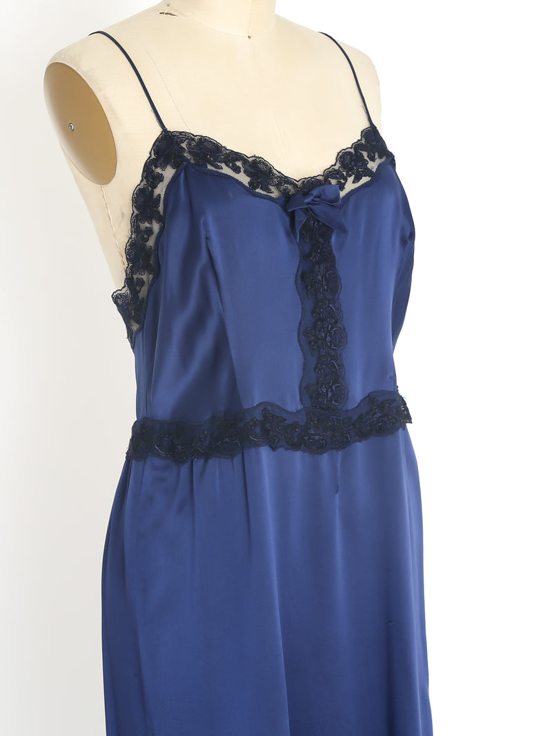 Christian Dior Sapphire Slip Dress Dress arcadeshops.com