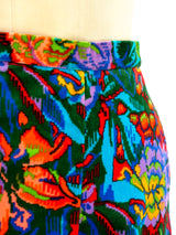 Fiorucci Floral Velveteen Pants Bottom arcadeshops.com