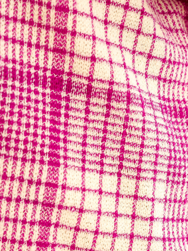 Missoni Plaid Sweater Top arcadeshops.com