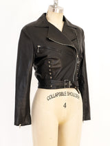 Gianni Versace Bondage Motorcycle Jacket Jacket arcadeshops.com