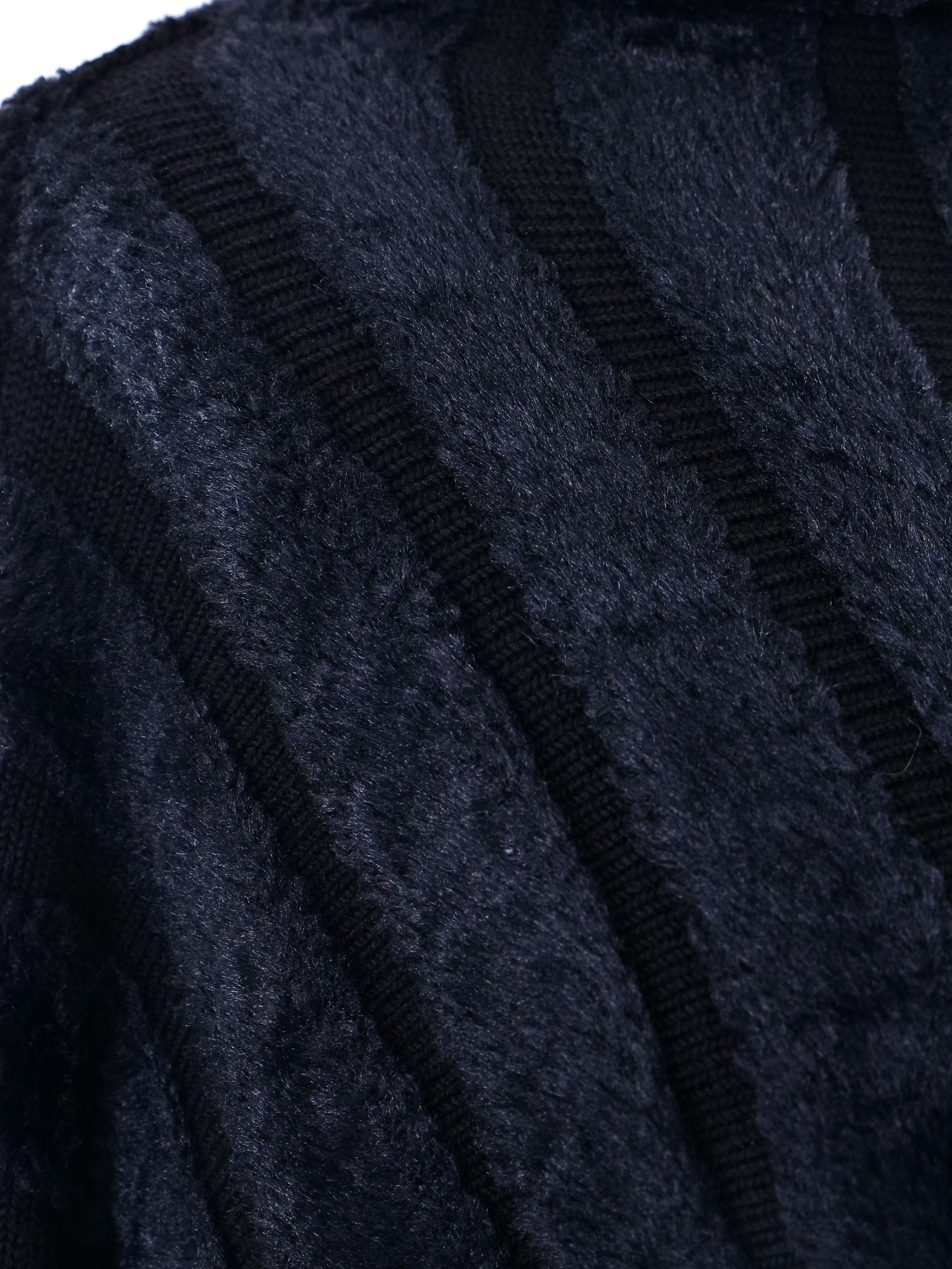 Alaia Chenille Striped Knit Dress