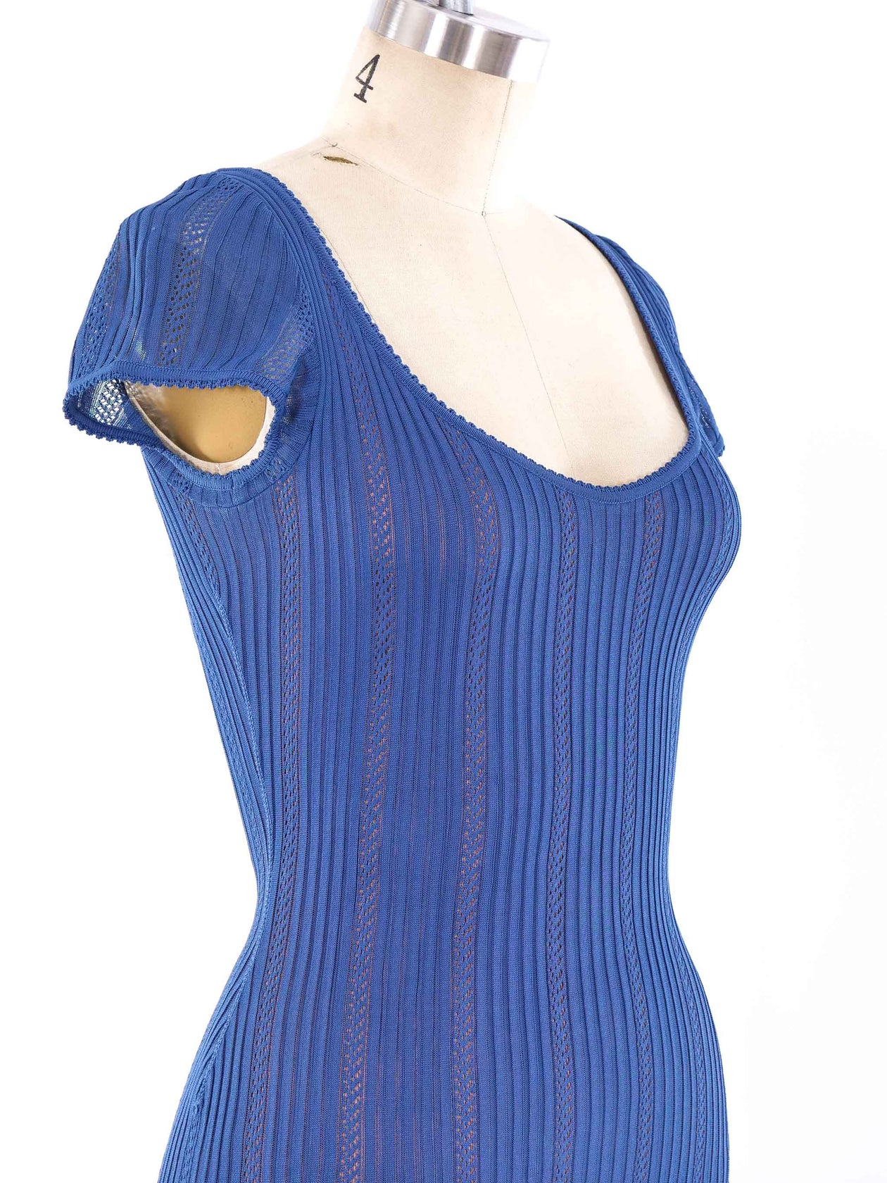 Alaia Fit and Flare Mini Dress