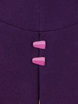Alaia Plum Wool Blazer Jacket arcadeshops.com