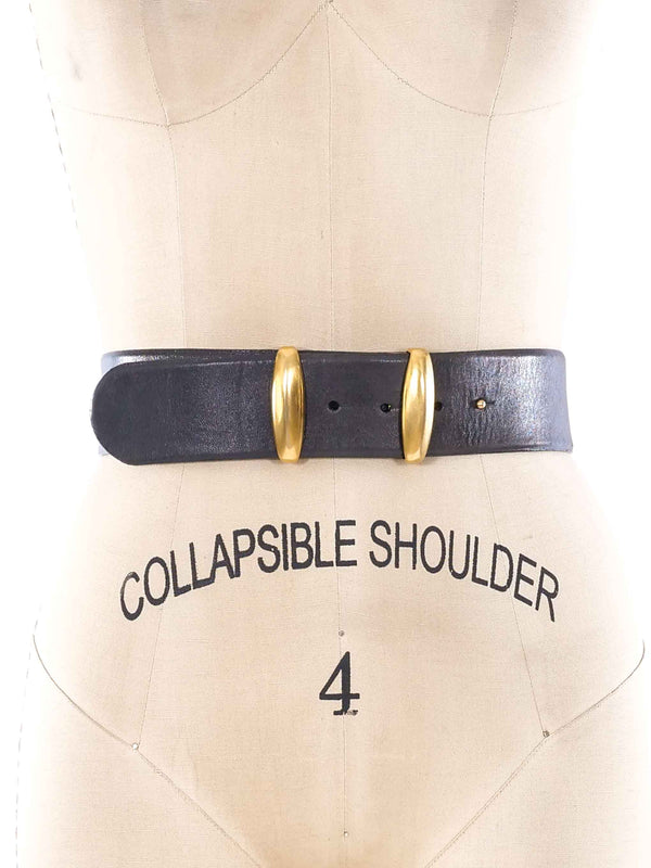 Donna Karan Leather Waist Belt Accessory arcadeshops.com