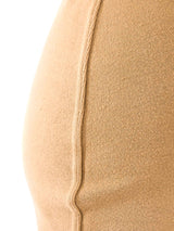 Alaia Taupe Knit Tank Dress Dress arcadeshops.com