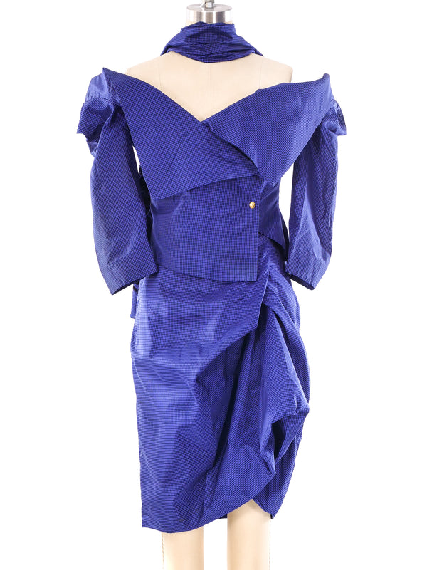 Vivienne Westwood Plaid Taffeta Ensemble Suit arcadeshops.com
