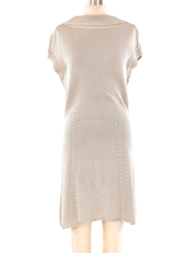 Gianfranco Ferre Knit Sweater Dress Dress arcadeshops.com