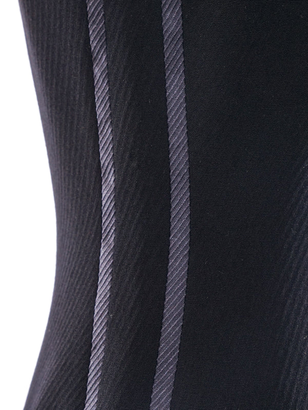 Gianni Versace Ribbon Trimmed Little Black Dress Dress arcadeshops.com