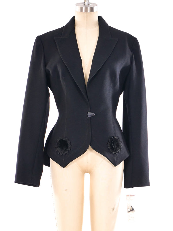 Alaia Dimensional Floral Embellished Jacket Jacket arcadeshops.com