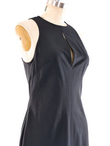 Gianni Versace Sleeveless Little Black Dress Dress arcadeshops.com