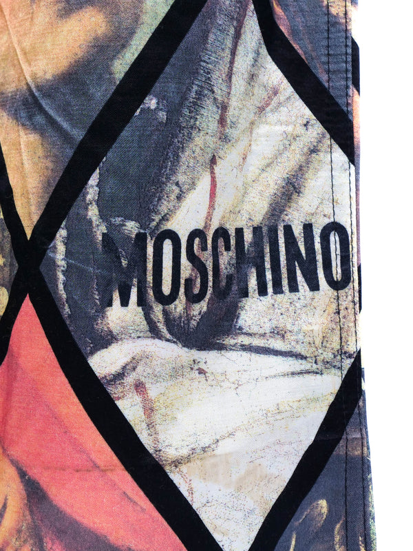 Moschino Iconic Caravaggio Printed Pants Bottom arcadeshops.com