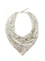 Whiting and Davis Chainmail Bib Necklace Accessory arcadeshops.com