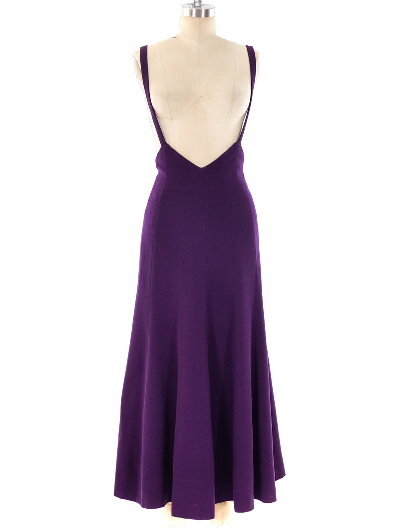 Karl Lagerfeld Plum Suspender Dress Dress arcadeshops.com