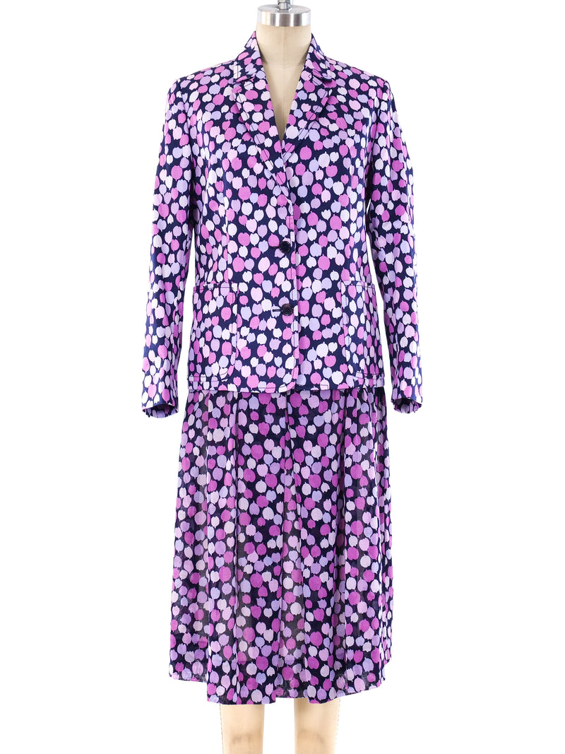 Celine Floral Printed Ensemble Suit arcadeshops.com