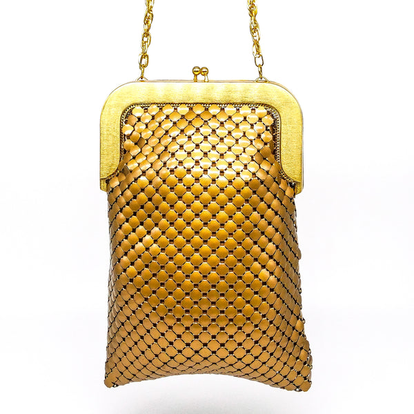 Whiting and Davis Gold Metal Mesh Bag