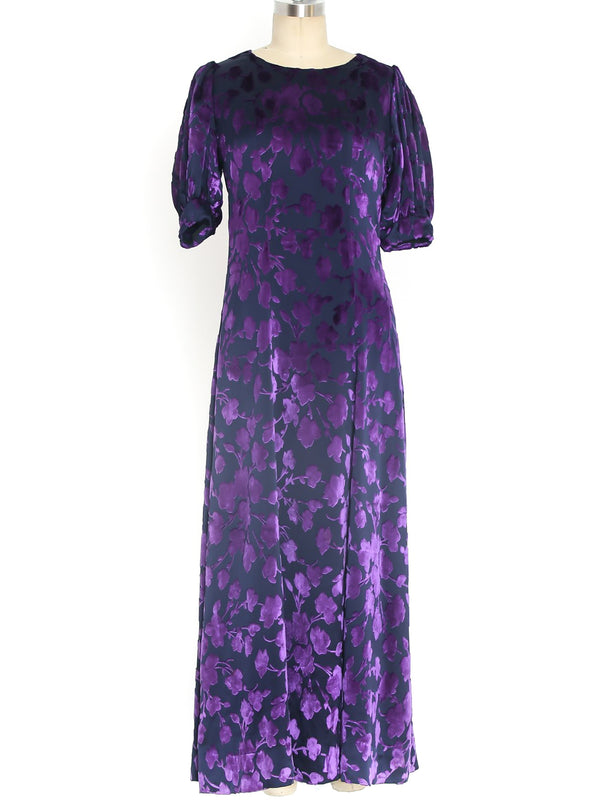 Yves Saint Laurent Amethyst Floral Dress Dress arcadeshops.com