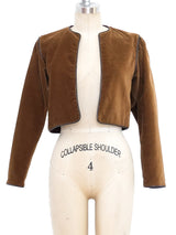 Yves Saint Laurent Corduroy Bolero Jacket Jacket arcadeshops.com