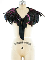 Yves Saint Laurent Feather Collar Accessories arcadeshops.com
