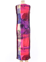 Issey Miyake Photo Printed Perforated Tank Dress Dress arcadeshops.com