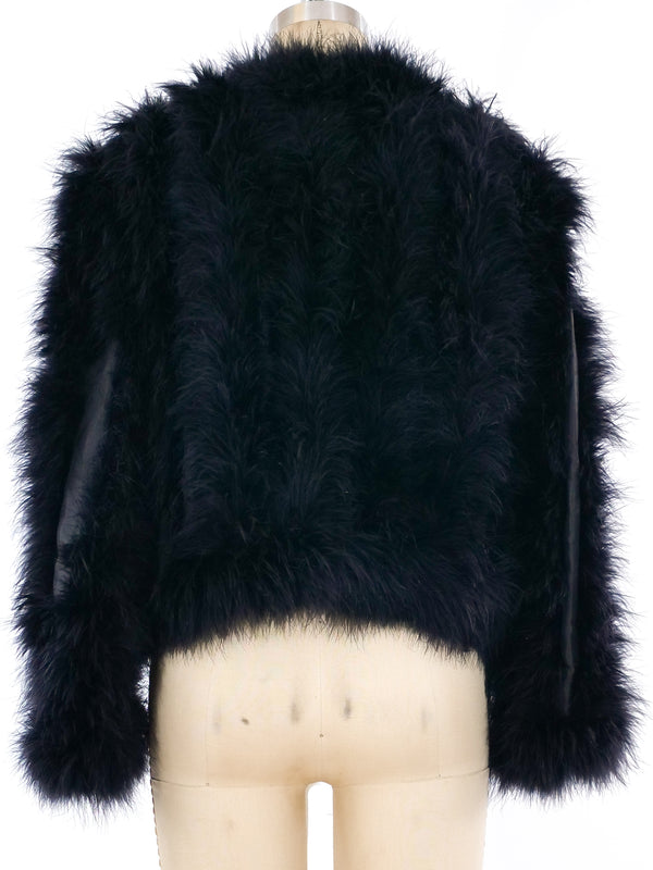 Marabou Feather Jacket Jacket arcadeshops.com