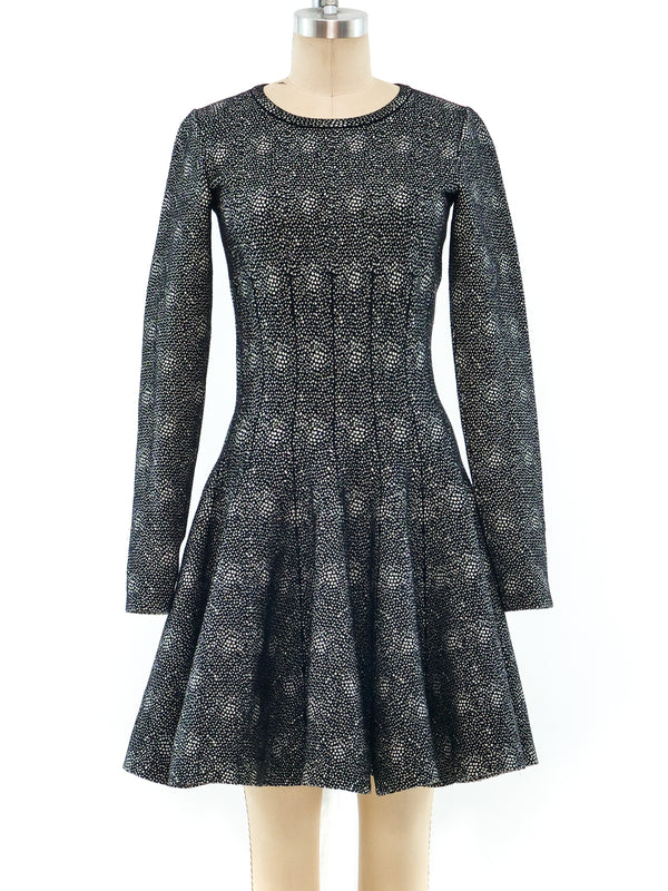 Alaia Fit And Flare Knit Dress Dress arcadeshops.com
