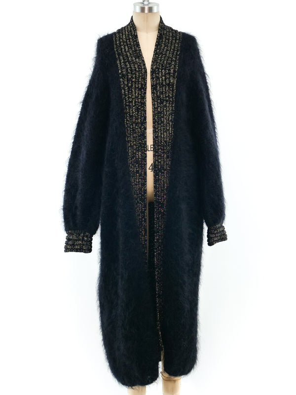 Embellished Mohair Knit Cardigan Jacket arcadeshops.com